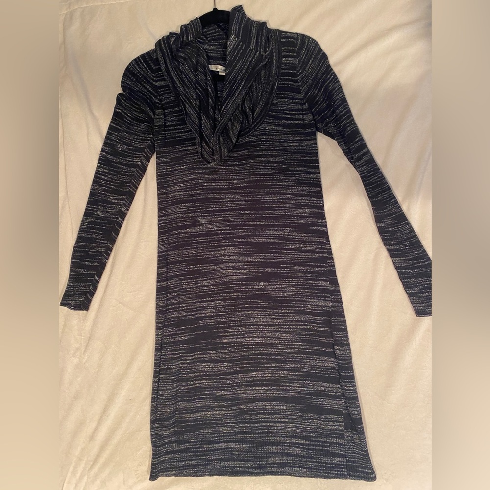 Max Studio Cowl Neck Long Sleeved Sweater Dress